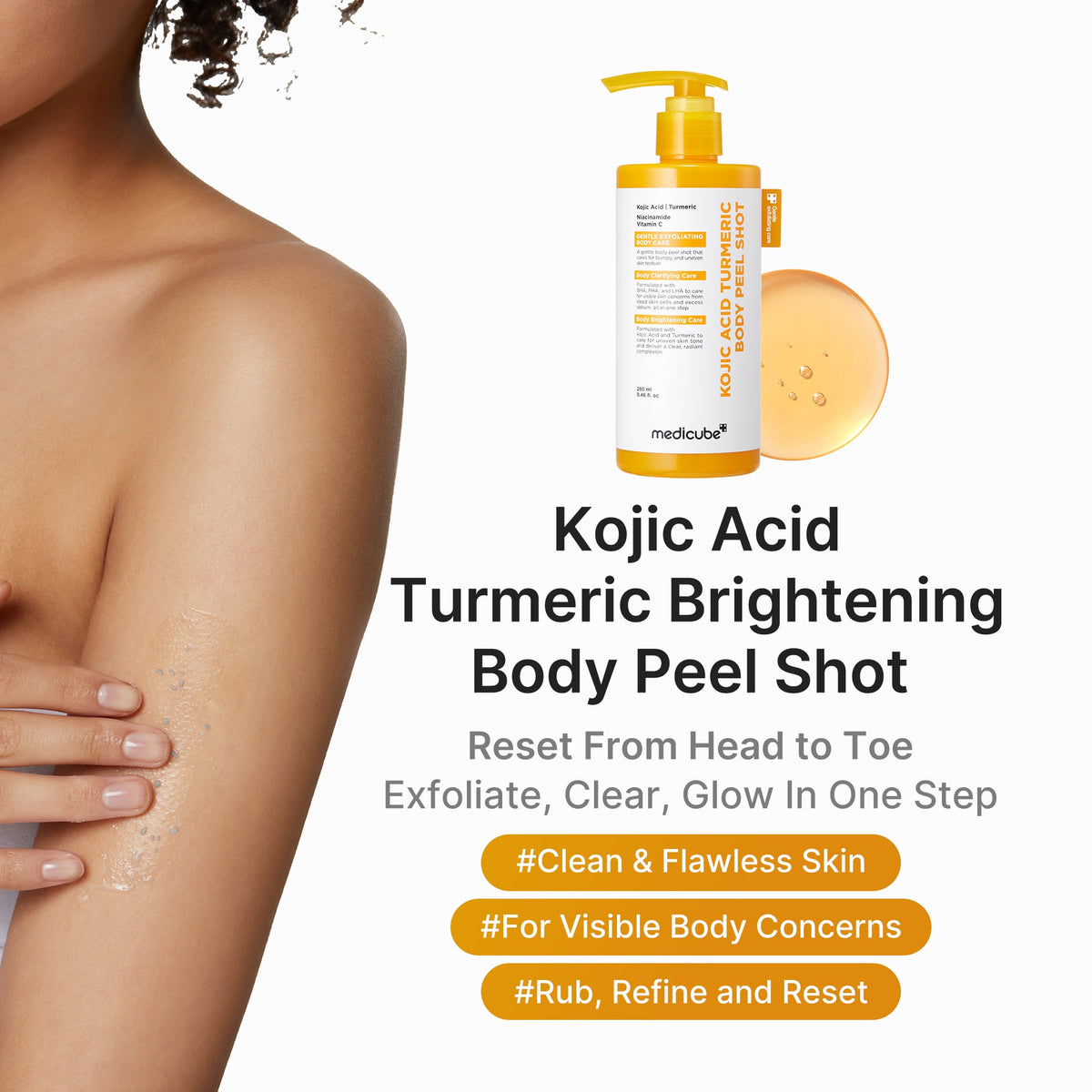 Kojic Acid Turmeric Body Peel Shot I0