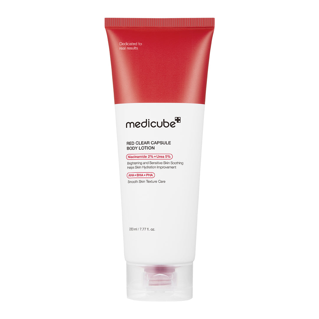 Red Clear Capsule Body Lotion T4
