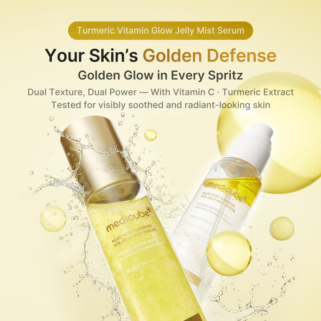 Kojic Acid Turmeric Vitamin Gold Jelly Mist Serum P1