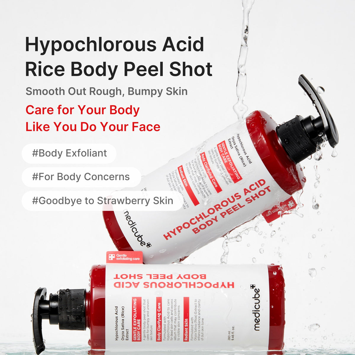 Hypochlorous Acid Rice Body Peel Shot B2