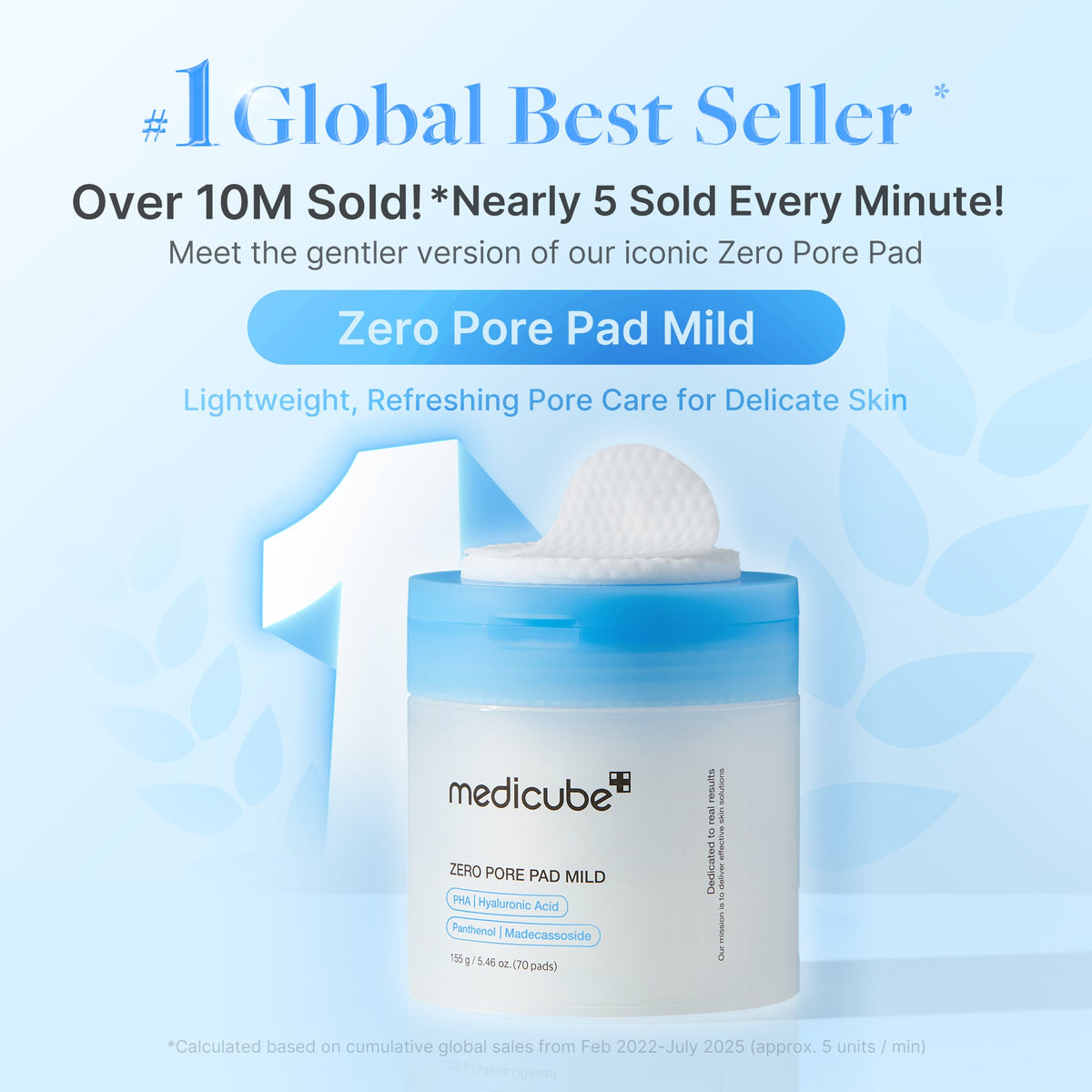 Zero Pore Madecassoside Pads (Mild) R3