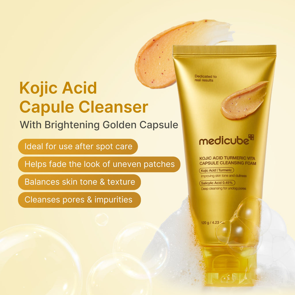 Kojic Acid Turmeric Vita Capsule Foam Cleanser R5