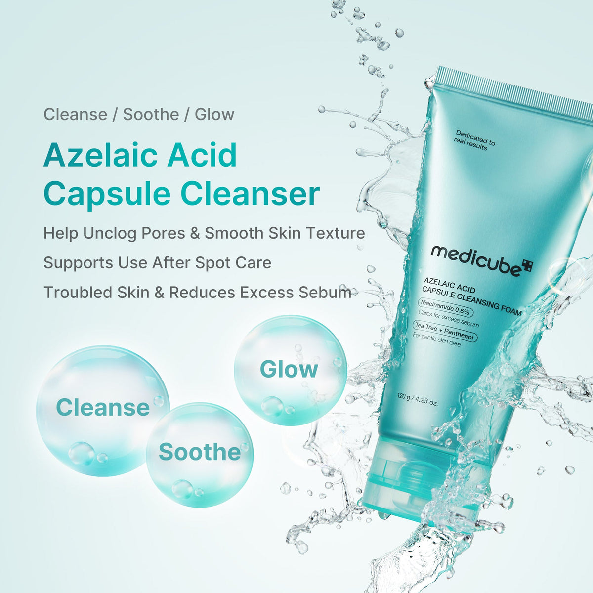 Azelaic Acid Capsule Foam Cleanser F9