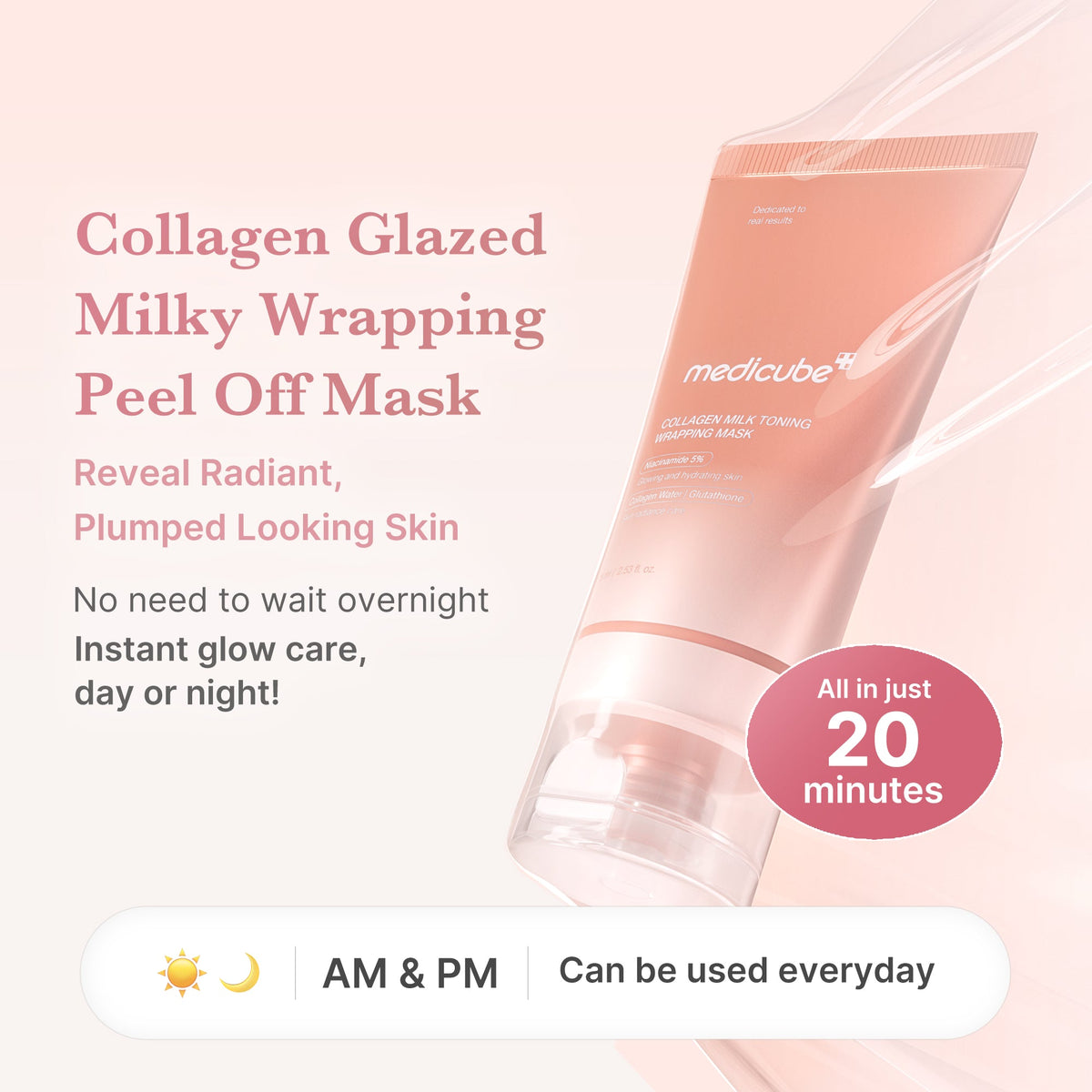 Collagen Milky Glow Daytime Wrapping Mask G3
