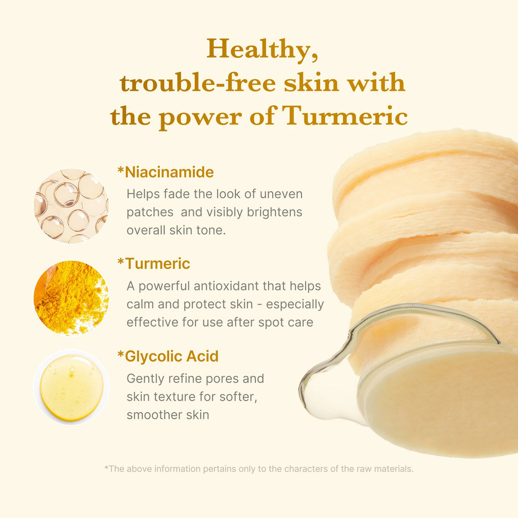 Kojic Acid Tumeric Toner Pad Z7