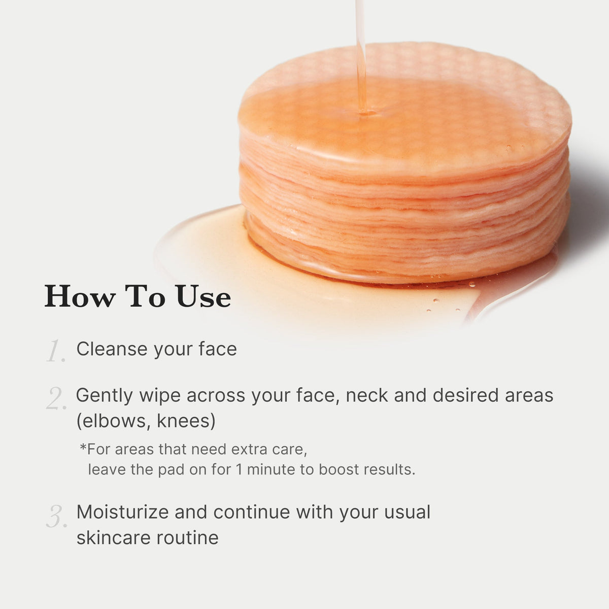 Red Succinic Acid Panthenol Pads R2