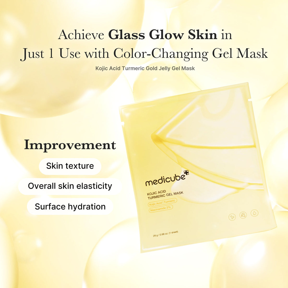 Kojic Acid Turmeric Gold Jelly Gel Mask D7