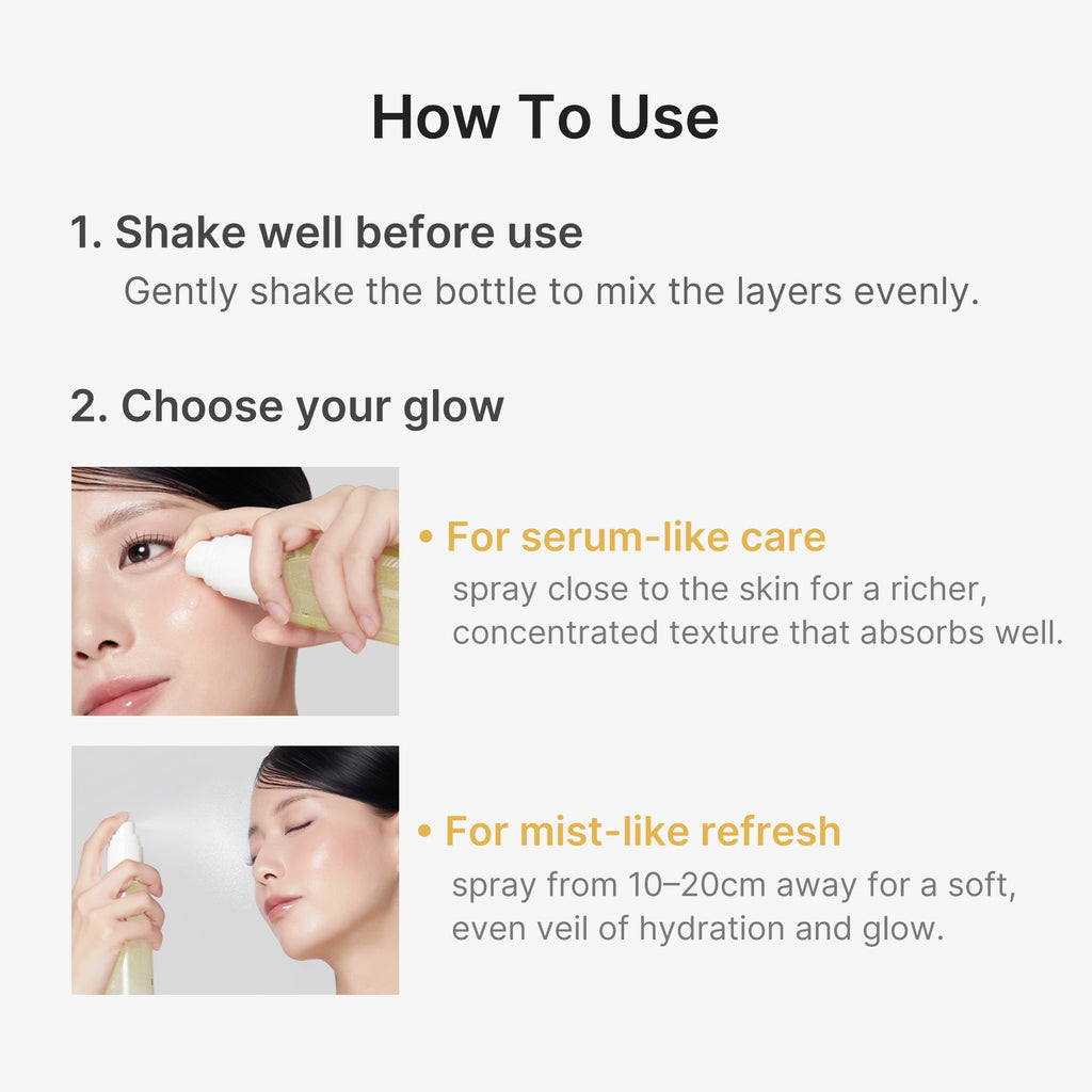 Kojic Acid Turmeric Vitamin Gold Jelly Mist Serum P1