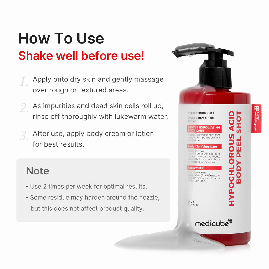 Hypochlorous Acid Rice Body Peel Shot B2