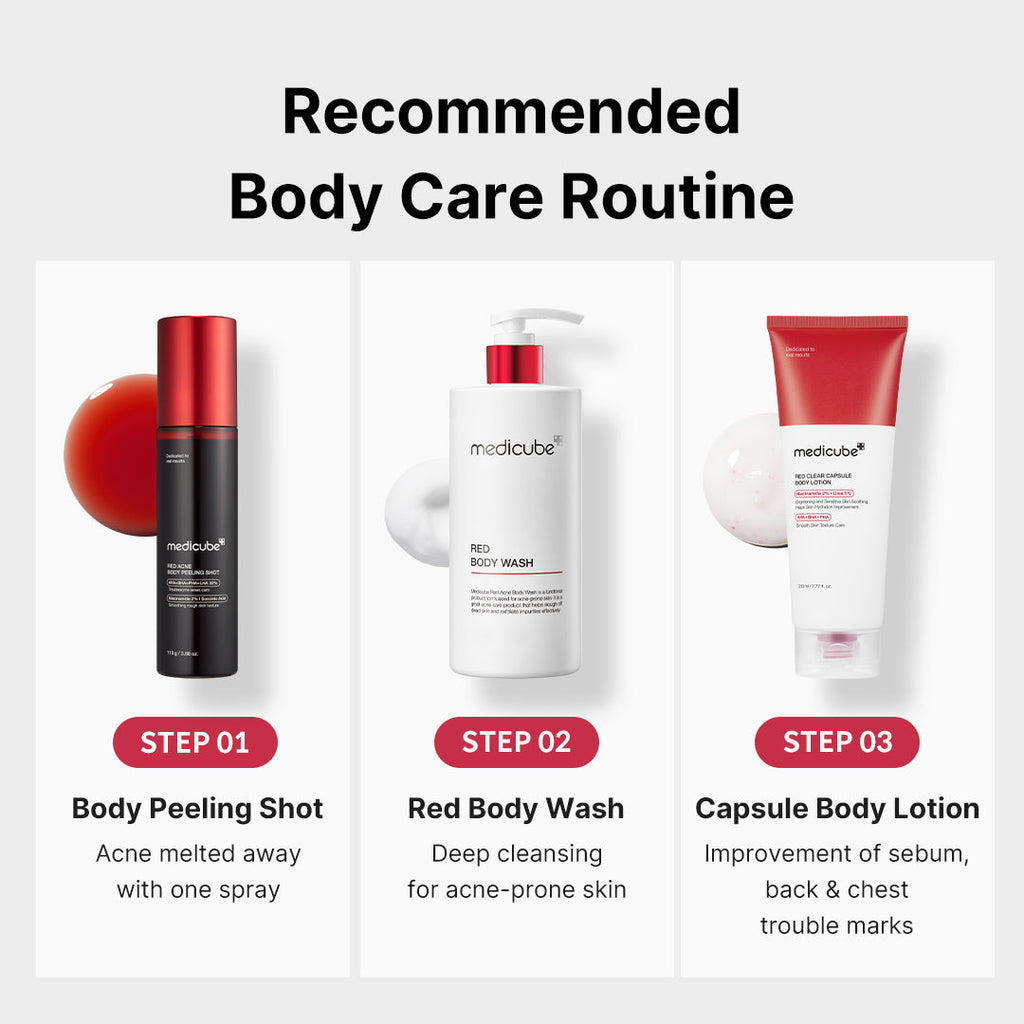 Red Body Peeling Shot Cleanser U0