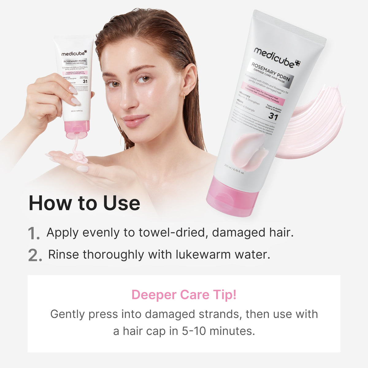 Rosemary PDRN Damage Care Hair Mask L3