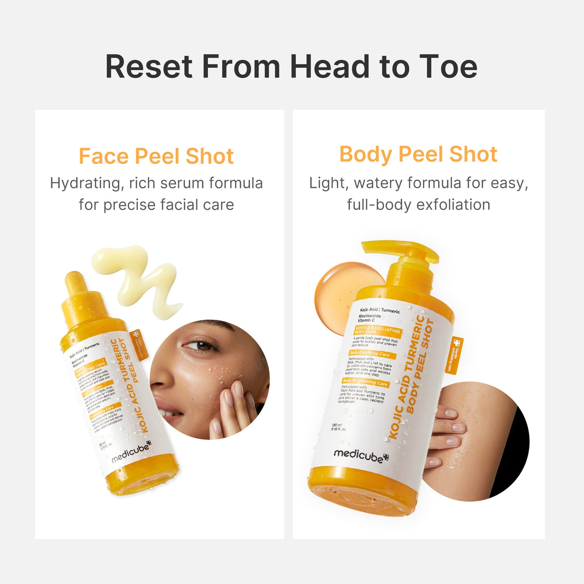 Kojic Acid Turmeric Body Peel Shot I0
