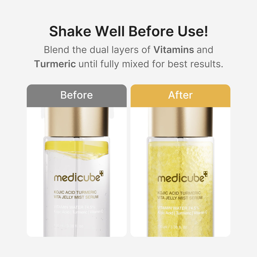 Kojic Acid Turmeric Vitamin Gold Jelly Mist Serum P1
