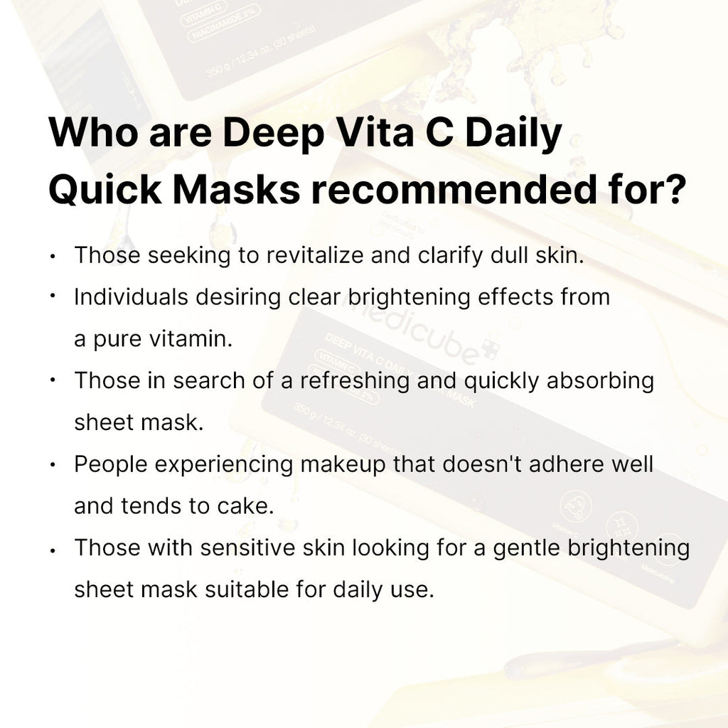 Deep Vita C Daily Quick Masks O4