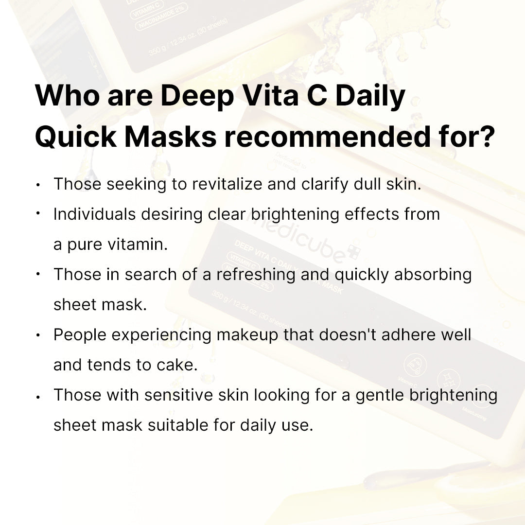 Deep Vita C Daily Quick Masks O4