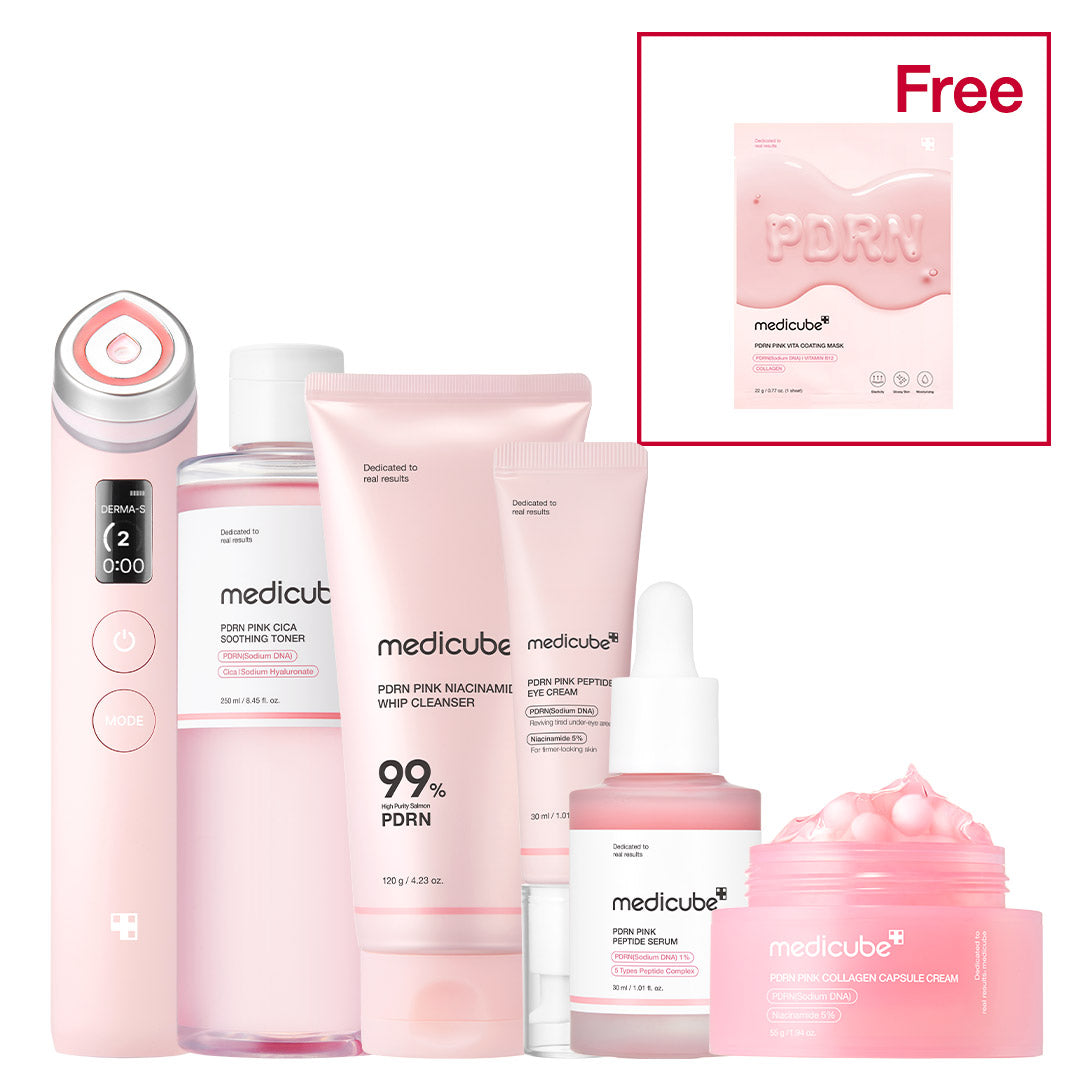 PDRN Pink Glow Home Aesthetic Full Set Z0