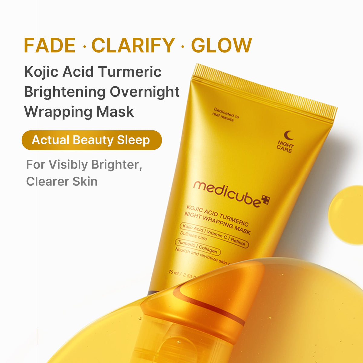 Kojic Acid Turmeric Overnight Wrapping Mask U3