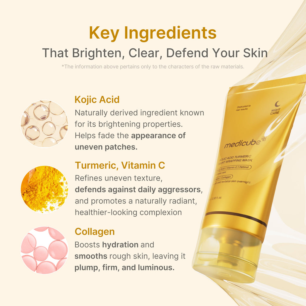 Kojic Acid Turmeric Overnight Wrapping Mask S7