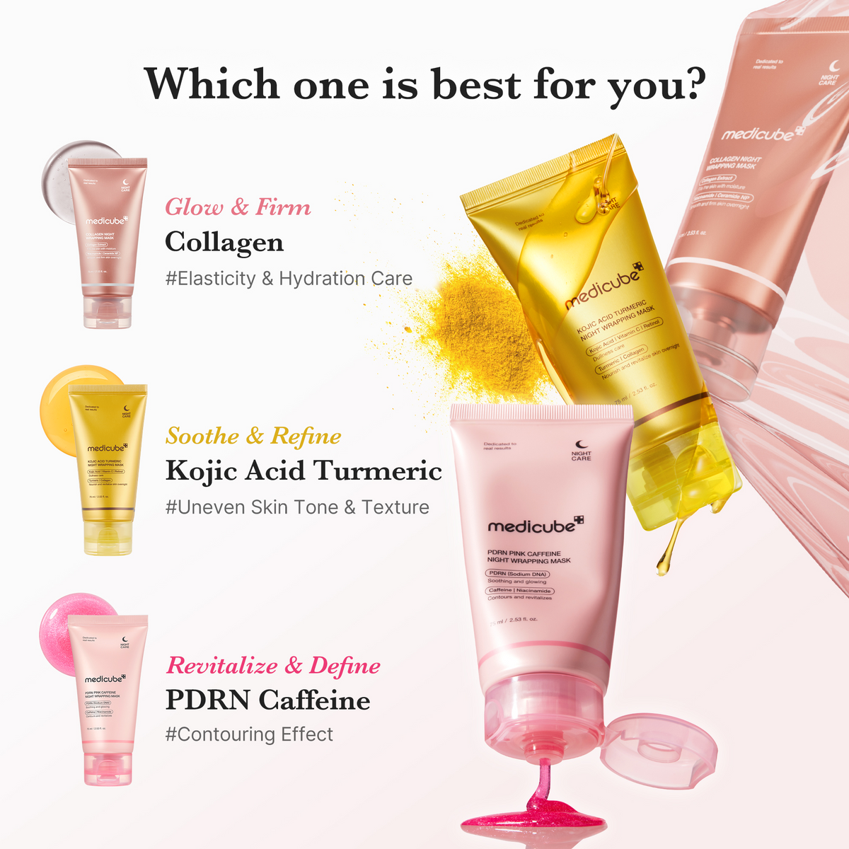 Kojic Acid Turmeric Overnight Wrapping Mask S7