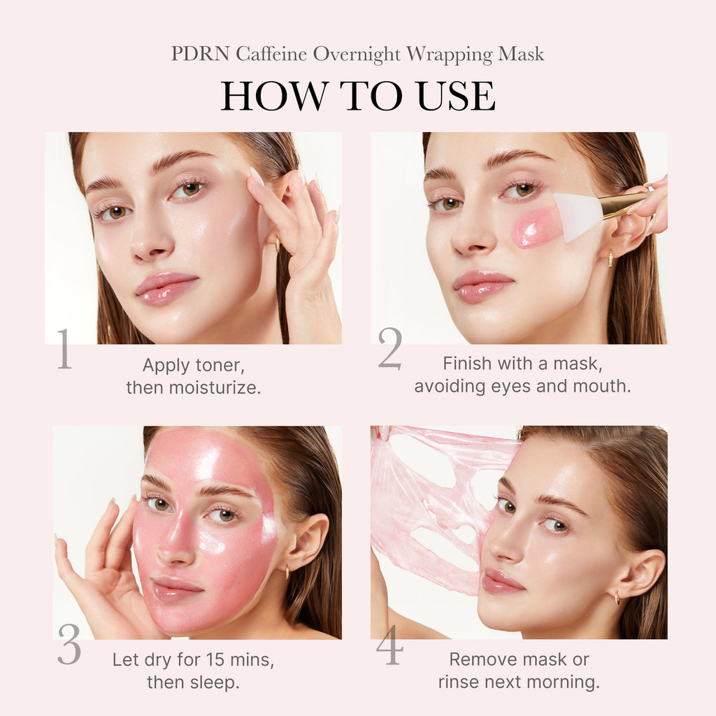 PDRN Pink Caffeine Overnight Wrapping Mask F6