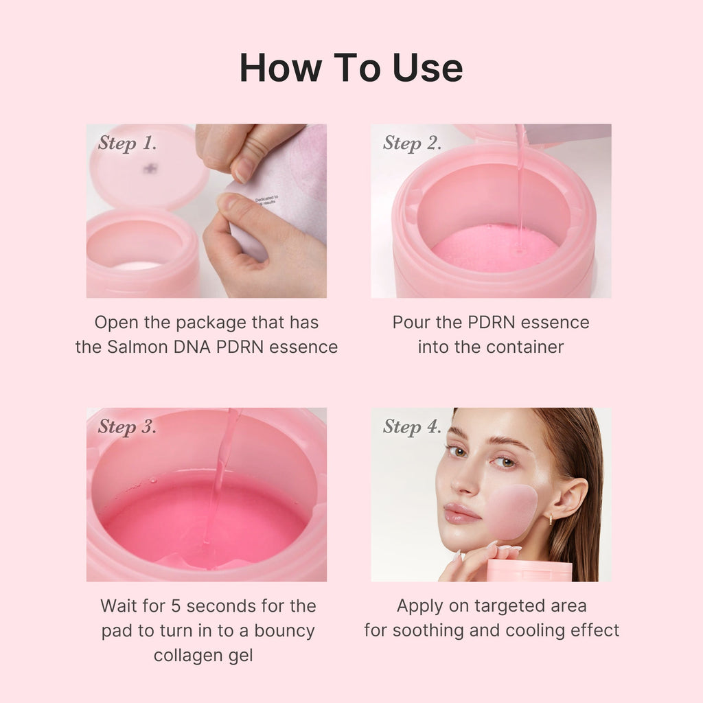 PDRN Pink Collagen Gel Toner Pad E7